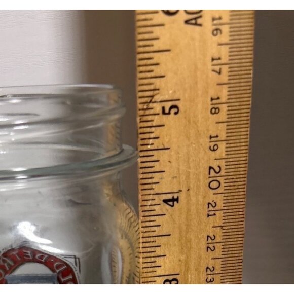 Old Detroit Amber Ale Glass Mason Jar Mug With Handle - 16 Oz - Picture 4 of 6